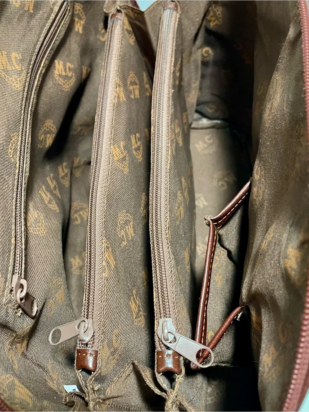 Marc Chantal (M.C.) Croc- Embossed 3 Way Bag ✨Vintage, Y2K✨